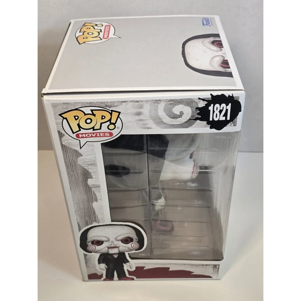 Funko Pop Jumbo 10 in: Billy the Puppet #1821‎ MOVIES Saw Vinyl LIGHT BOX DMG